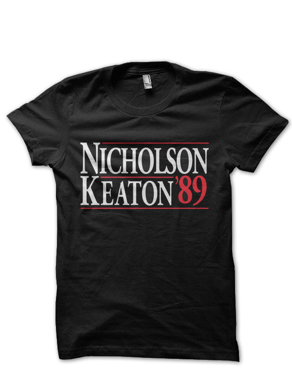 Jack Nicholson Michael Keaton Black T-Shirt Hoodie, Sweatshirt | CoreVibeTees.com