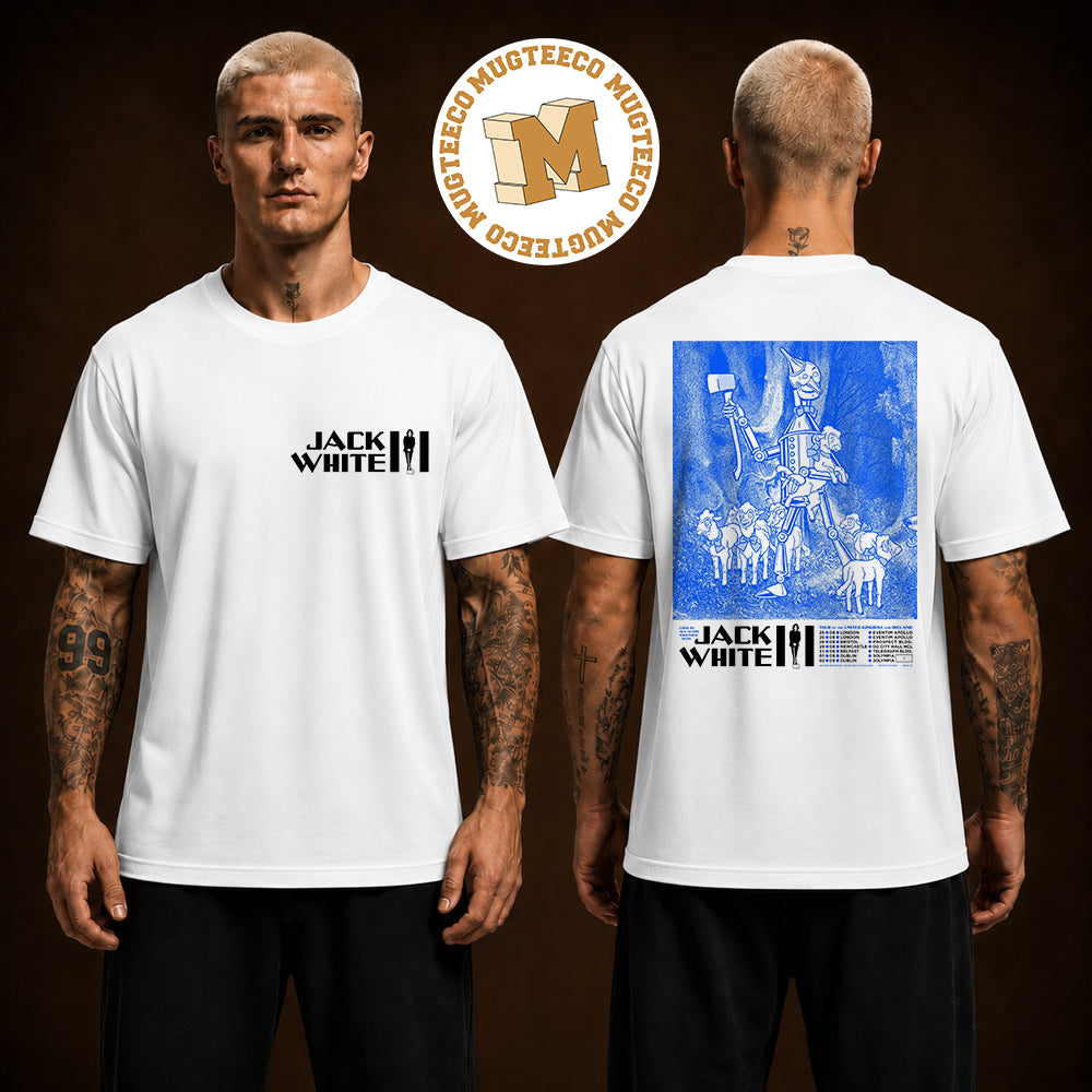 Jack White Come Be All Alone Together With Tour Of The United Kingdom And Ireland 2026 Two Sided Unisex T Shirt
