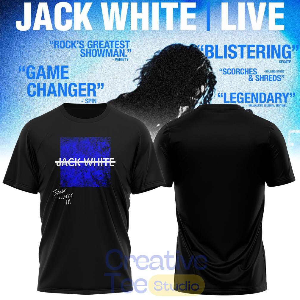 Jack White Live No Name Tour 2026 T-Shirt