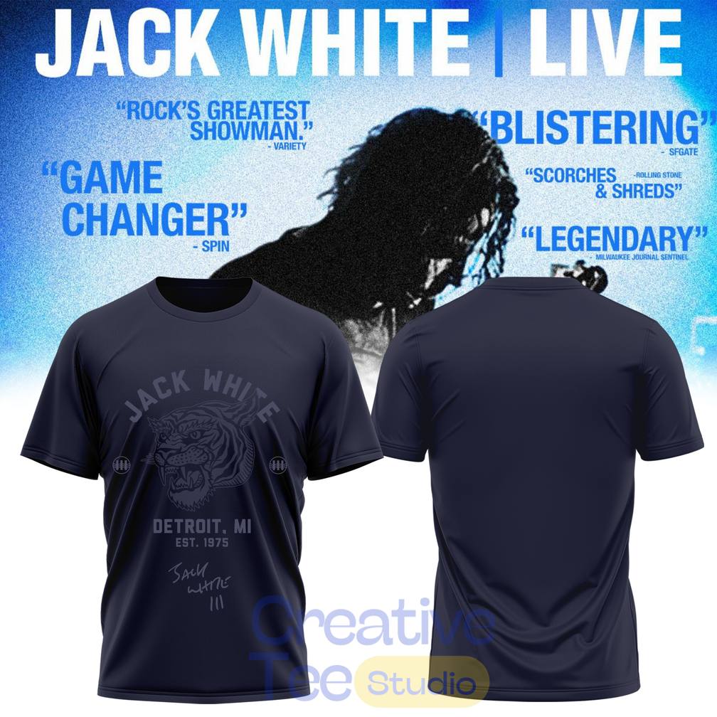 Jack White Live No Name Tour 2026 T-Shirt