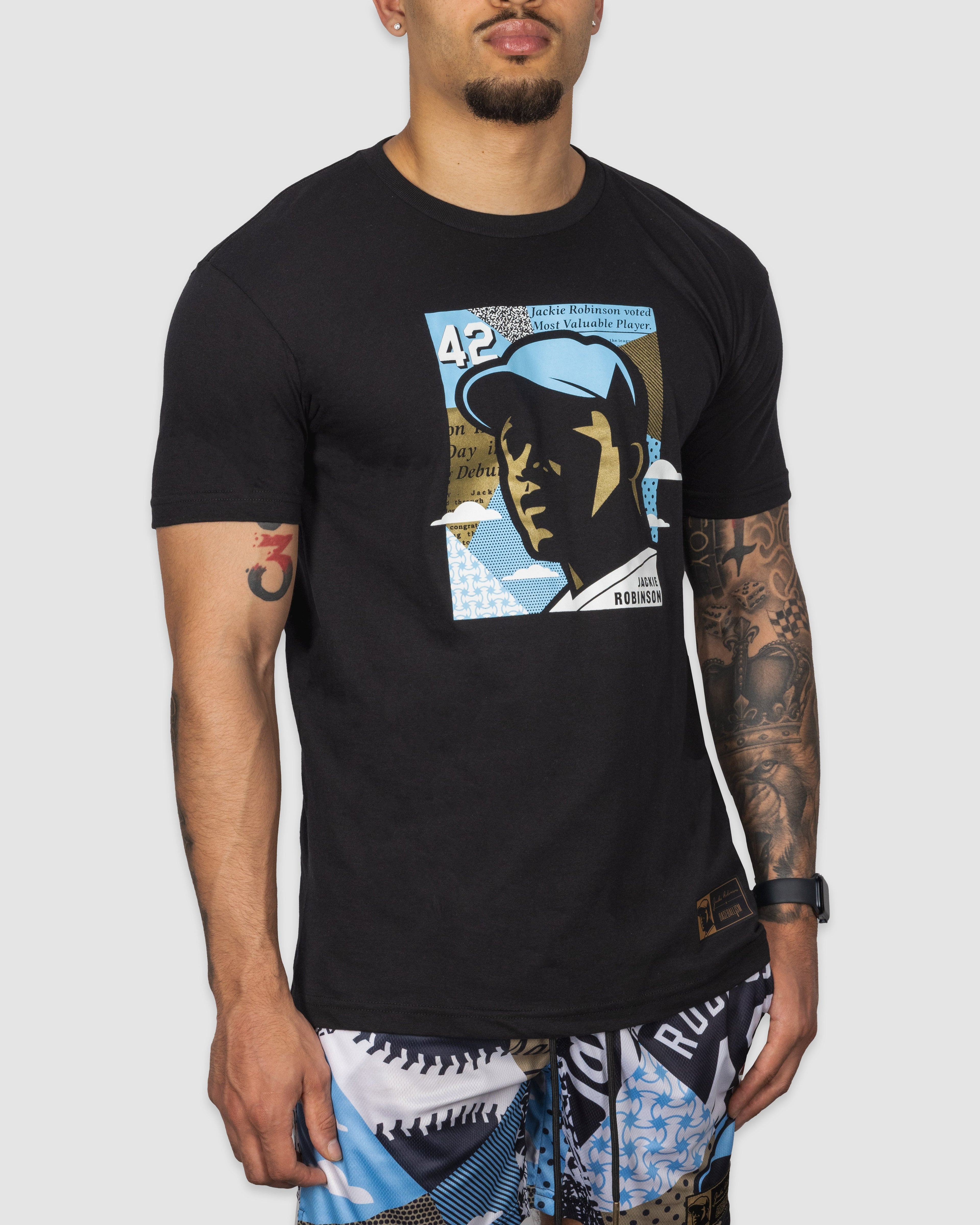 Jackie Robinson Front Page T-Shirt Hoodie, Sweatshirt | CoreVibeTees.com (Image 2)