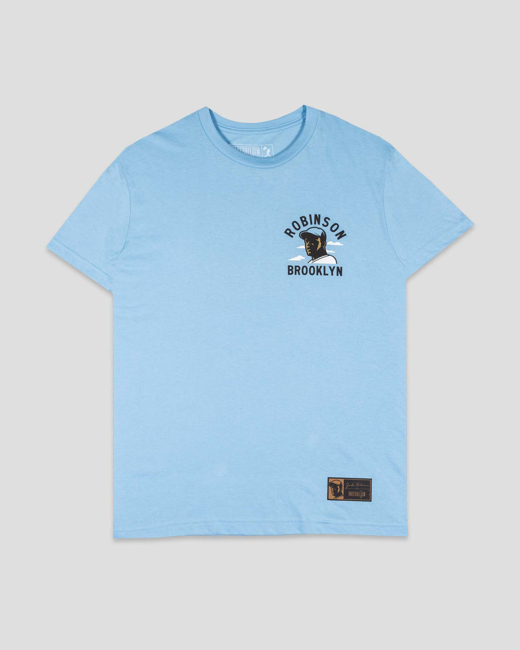 Jackie Robinson Front Page T-Shirt Light Blue Hoodie, Sweatshirt | CoreVibeTees.com (Image 2)