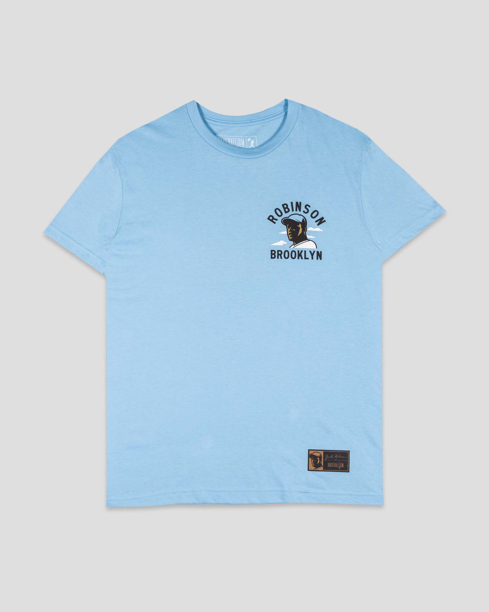 Jackie Robinson Front Page T-Shirt Light Blue Hoodie, Sweatshirt | CoreVibeTees.com (Image 2)