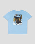 Jackie Robinson Front Page T-Shirt (Light Blue) - Youth Hoodie, Sweatshirt | CoreVibeTees.com (Image 1)