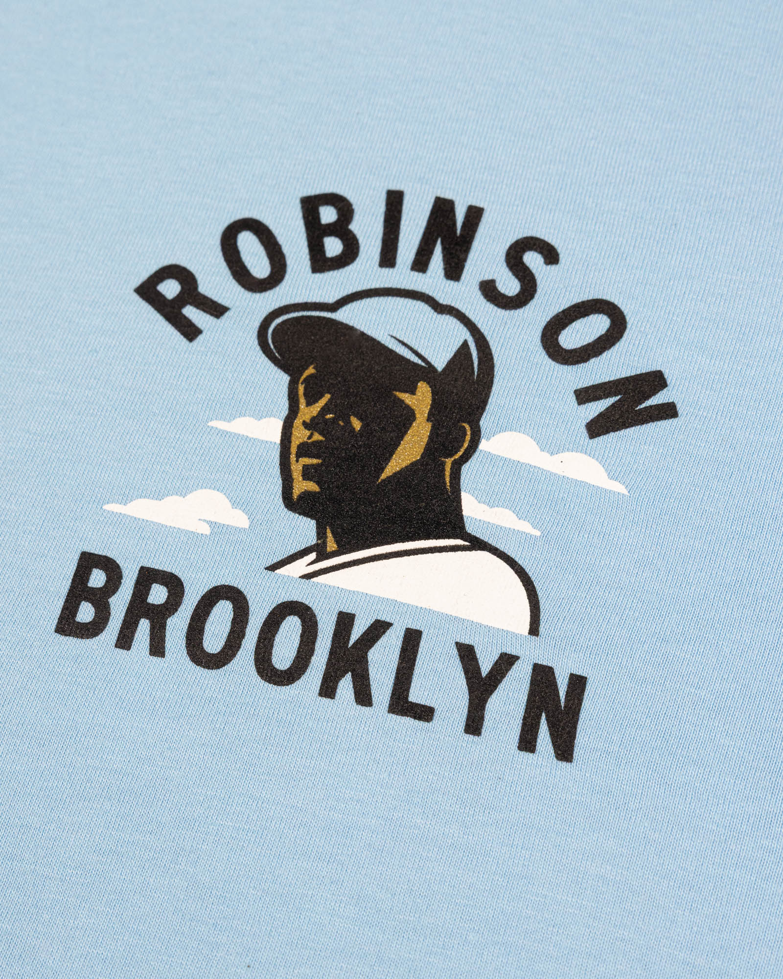 Jackie Robinson Front Page T-Shirt (Light Blue) - Youth Hoodie, Sweatshirt | CoreVibeTees.com (Image 3)