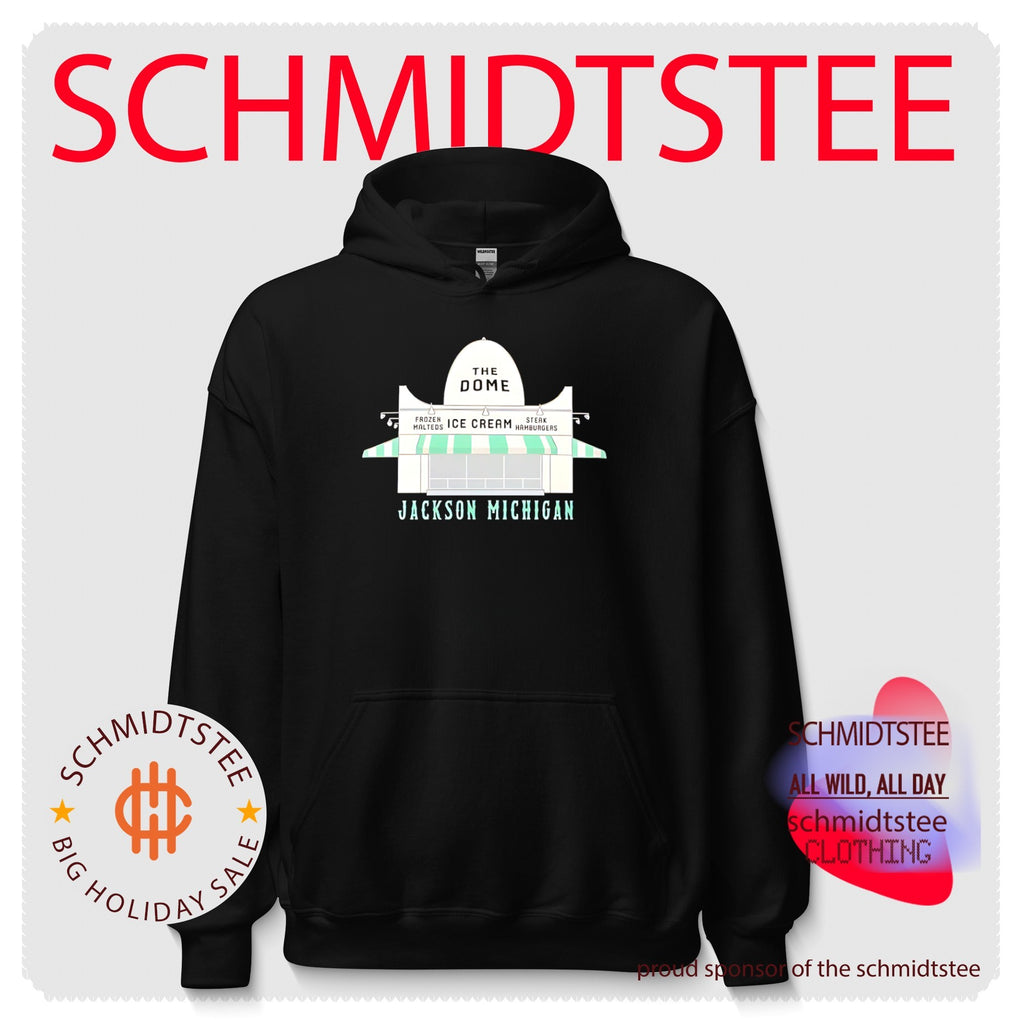 Jackson Michigan the dome ice cream shop illustration shirt