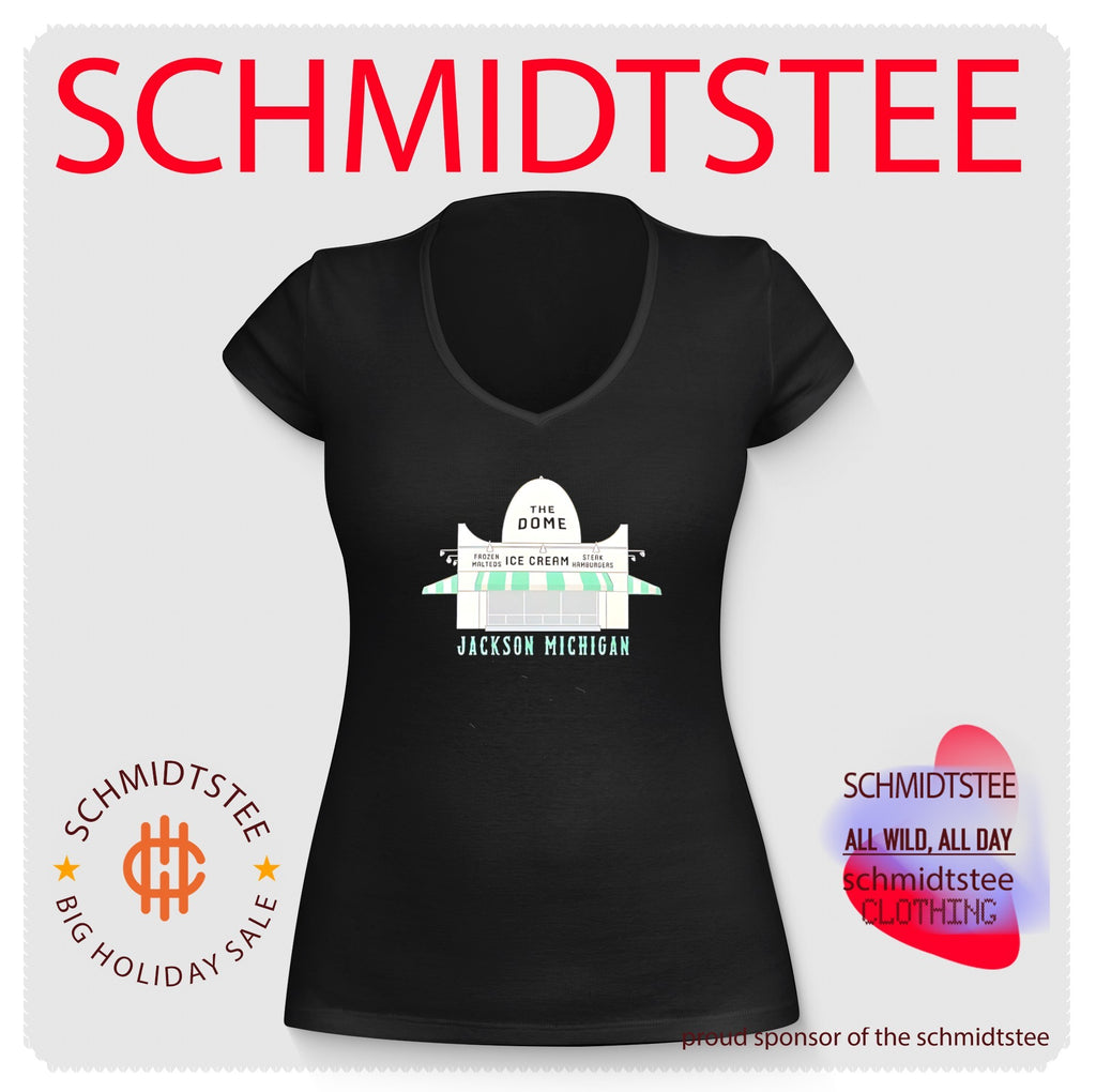 Jackson Michigan the dome ice cream shop illustration shirt