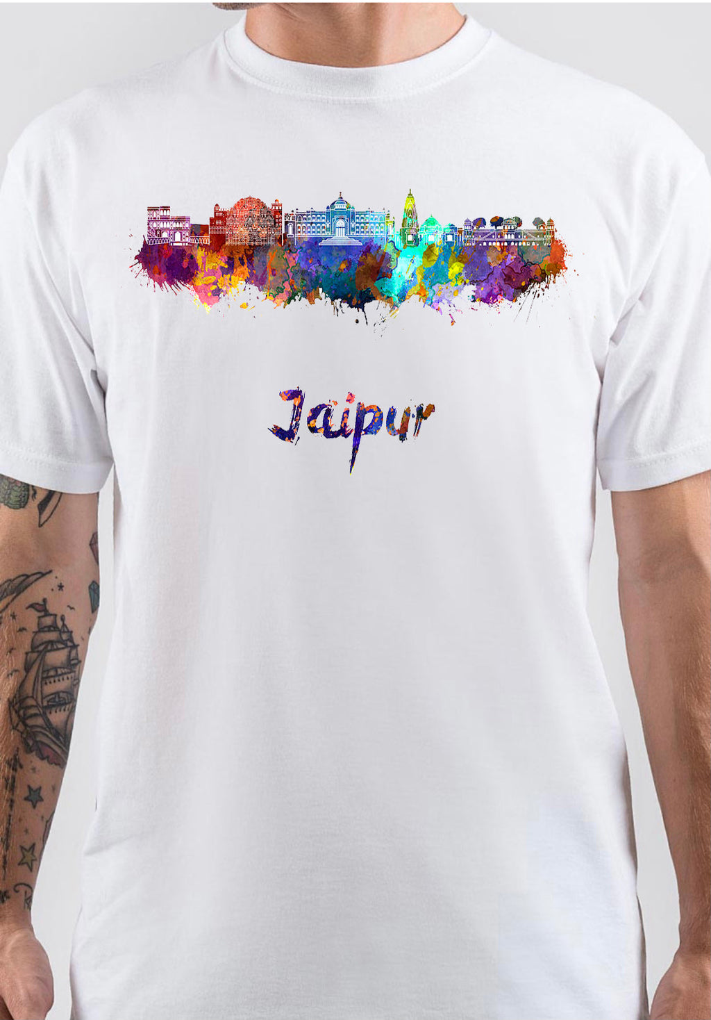 Jaipur White T-Shirt Style002 Hoodie, Sweatshirt | CoreVibeTees.com