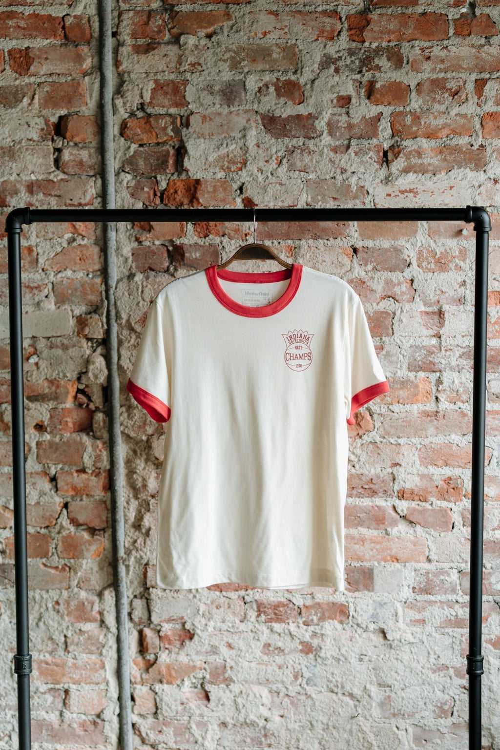 IU 1976 National Champions Ringer Tee Style001 Hoodie, Sweatshirt | CoreVibeTees.com (Image 2)