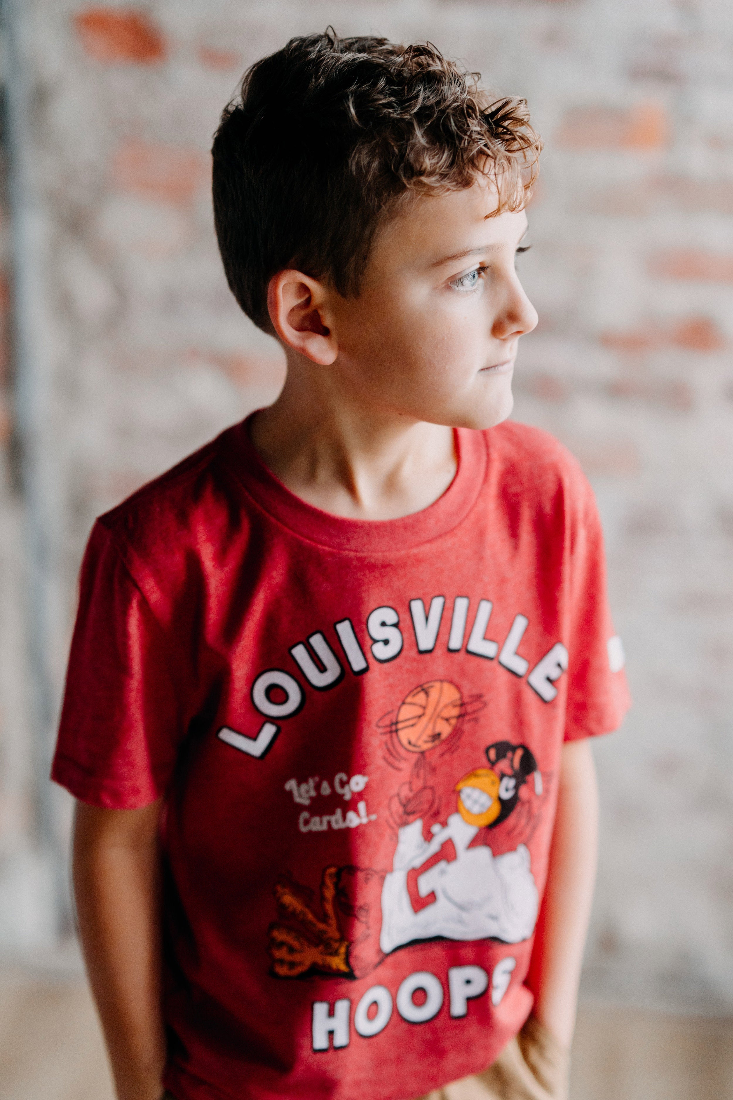 Retro Louisville Hoops Youth Tee Style001 Hoodie, Sweatshirt | CoreVibeTees.com (Image 2)