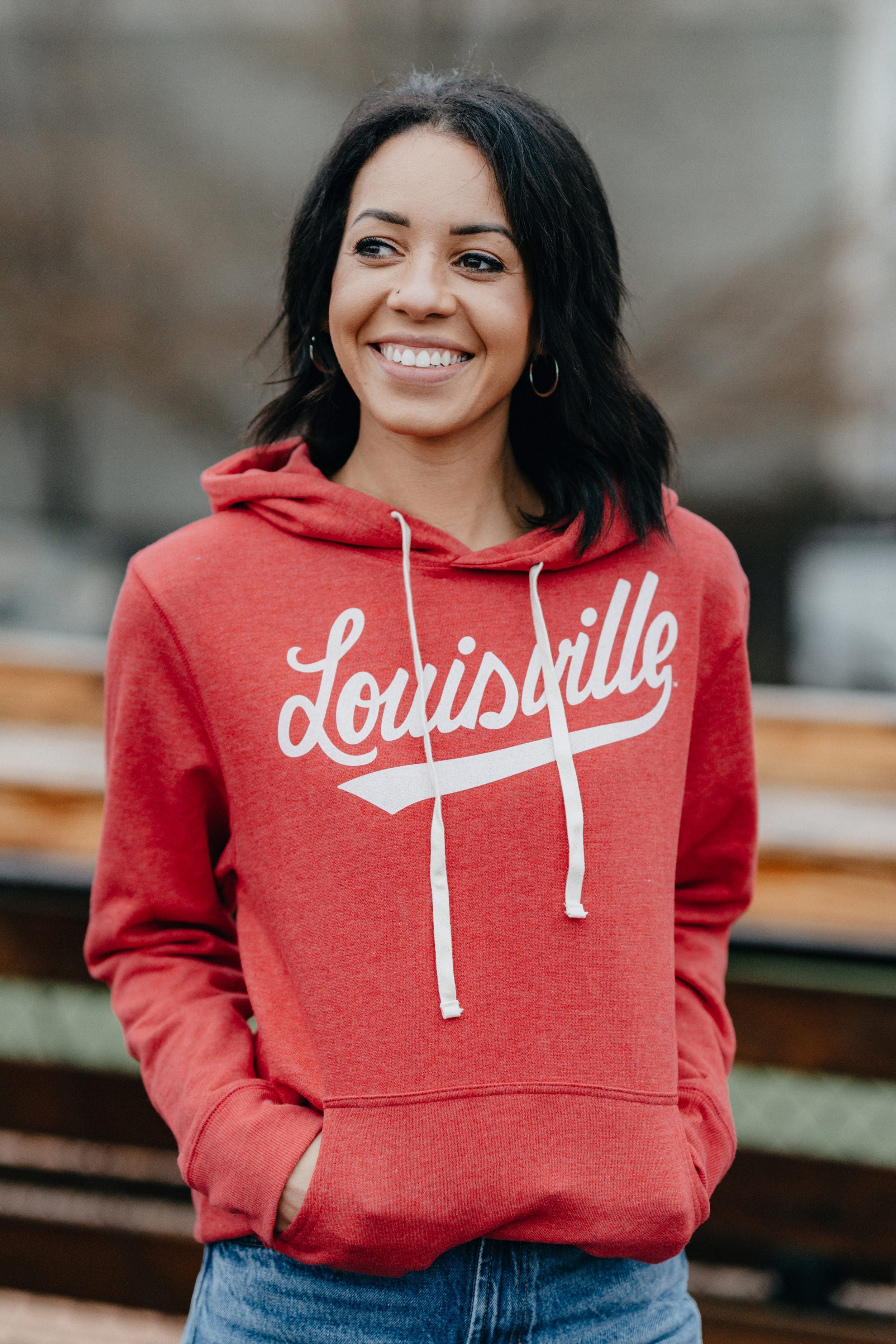 Louisville Script Hoodie Style001 T-Shirts, Sweatshirt | CoreVibeTees.com (Image 2)