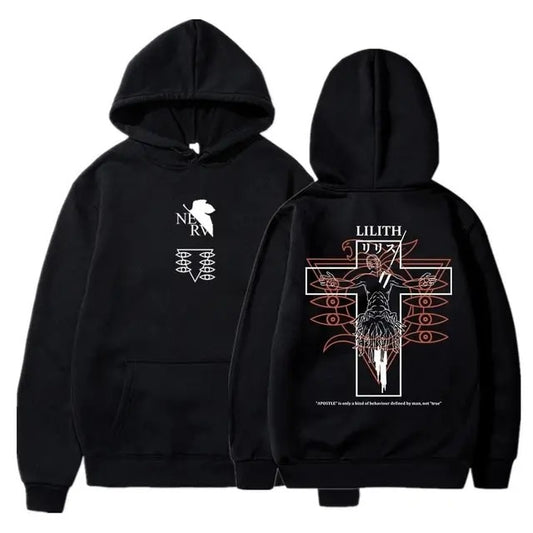 Japan Anime Evangelion Hoodie - Eva Lilith Shirt | The End Of Evangelion NGE T-shirts, Sweater, Hoodies - Suitable for All Genders