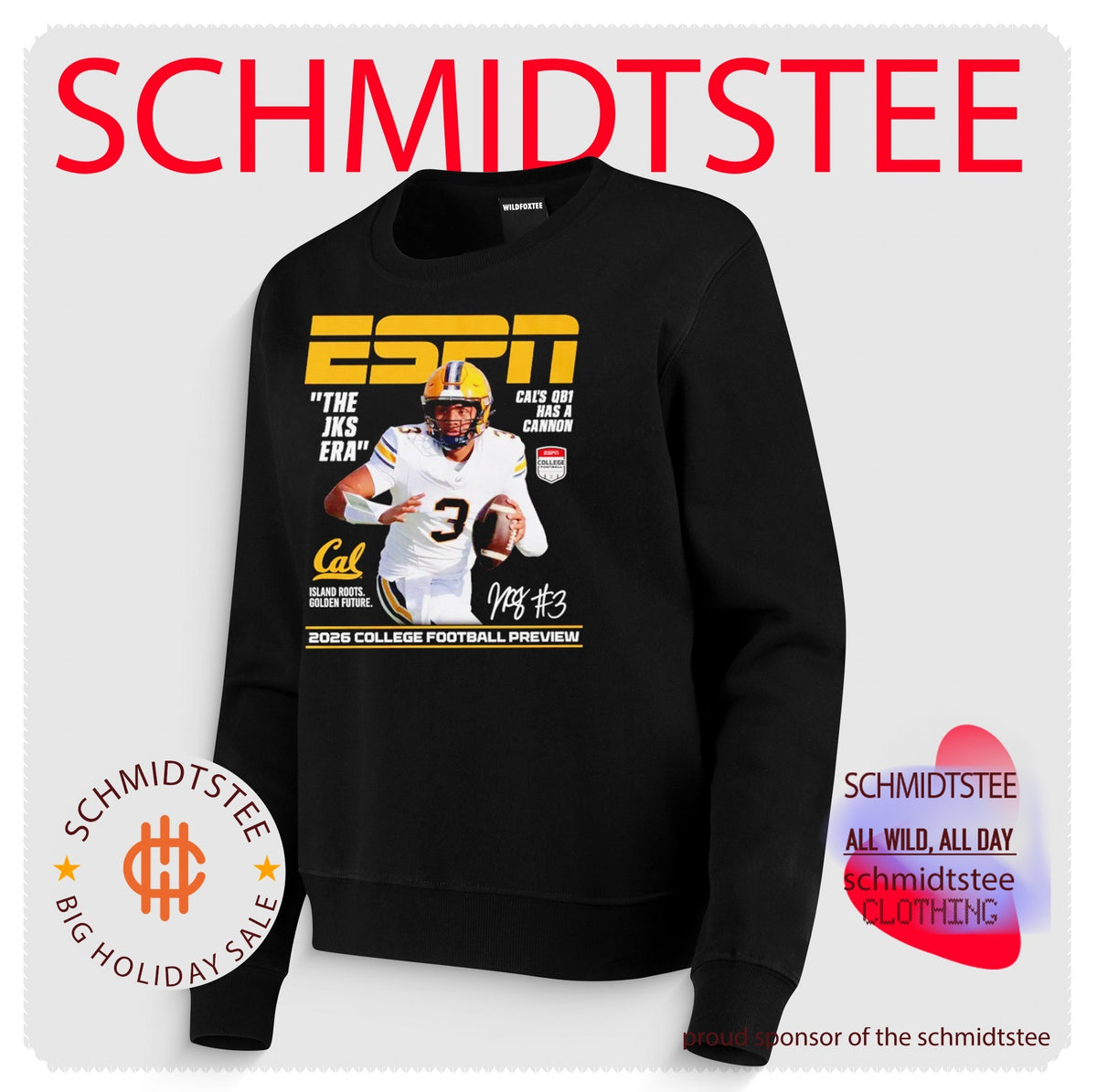 Jaron-Keawe Sagapolutele California Golden Bears The JKS Era ESPN 2026 College Football Preview shirt