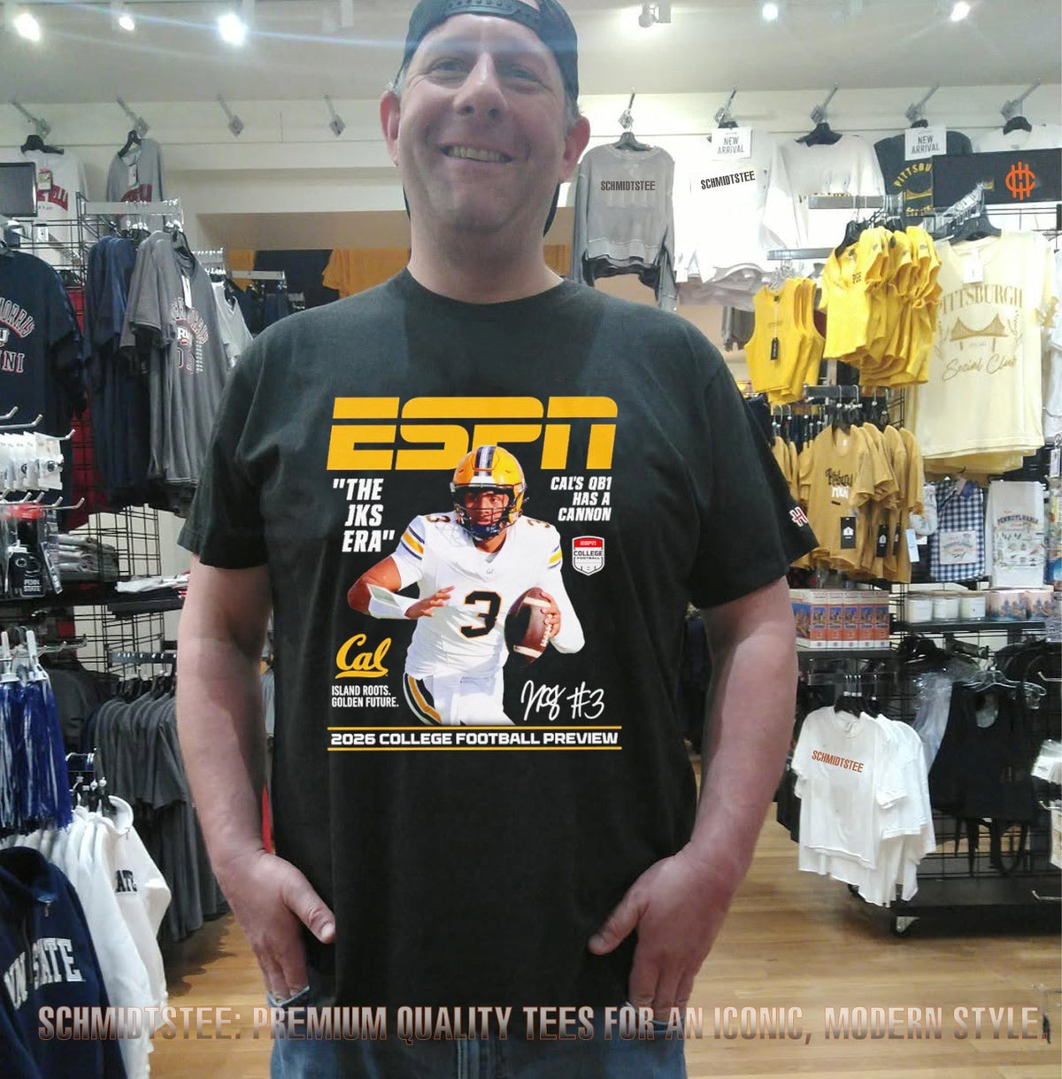 Jaron-Keawe Sagapolutele California Golden Bears The JKS Era ESPN 2026 College Football Preview shirt