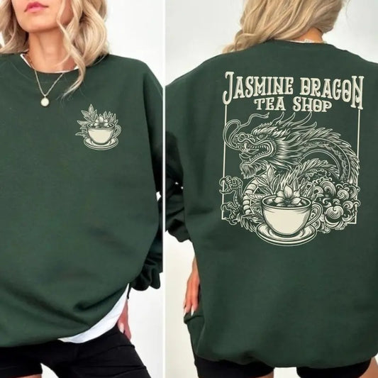 Jasmine Dragon Tea House Sweatshirt, Uncle Iroh Shirt Gift, Uncle Iroh Tea Shop Inspired, Avatar Sweatshirt, The Last Airbender Shirt