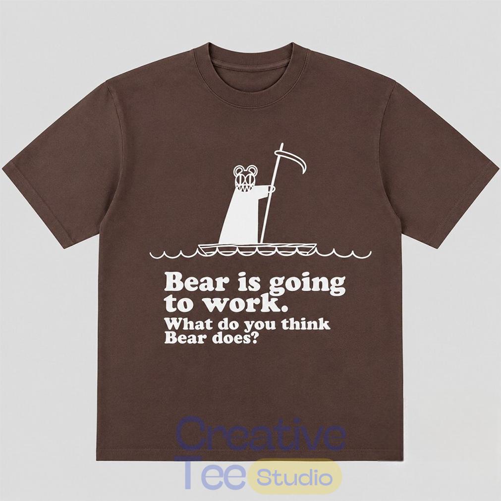 Jason Bateman NBA 2026 Finals Game 3 Radiohead Bear Is Going To Work T-Shirt