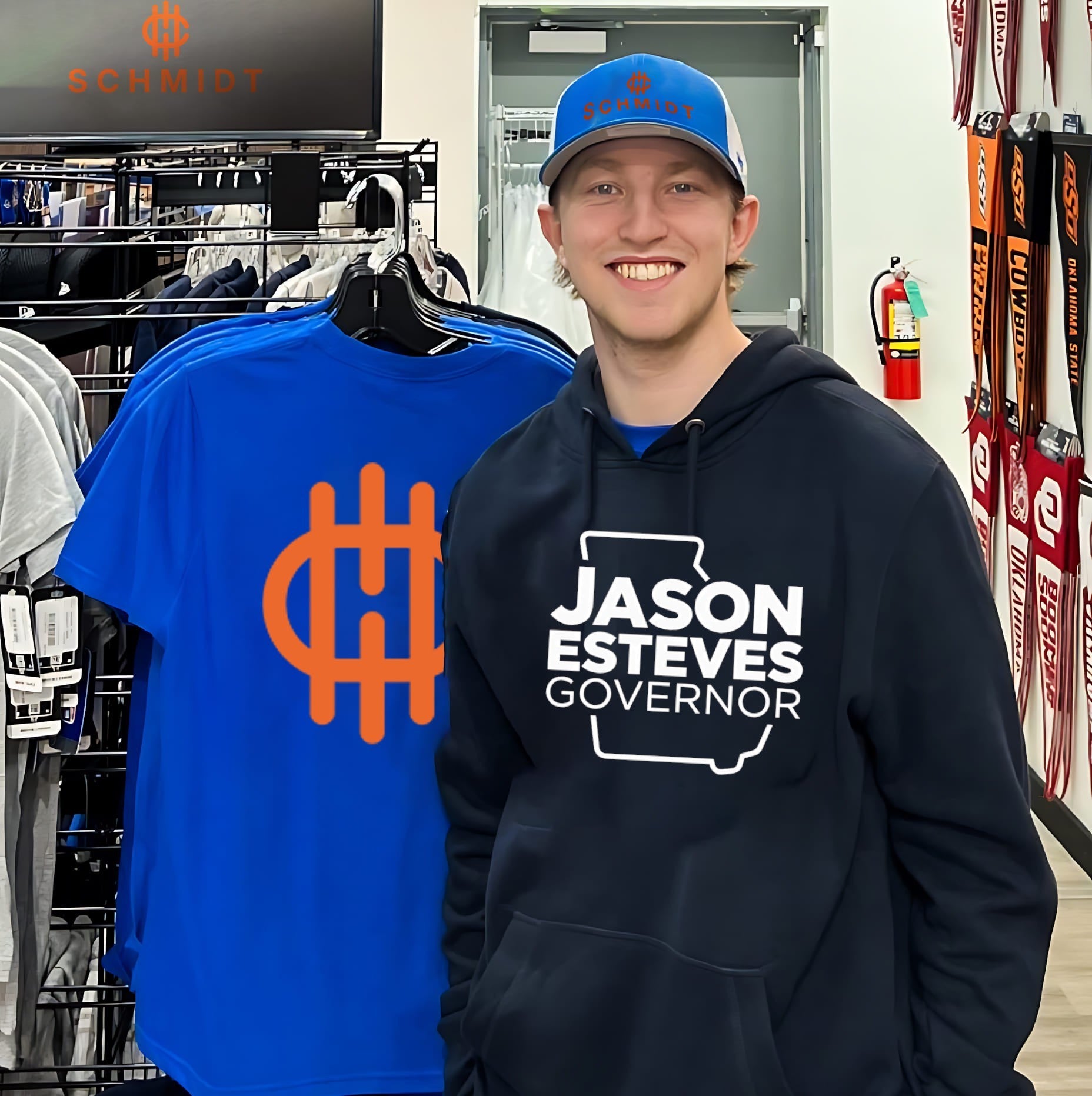 Jason Esteves For Governor 2026 shirt