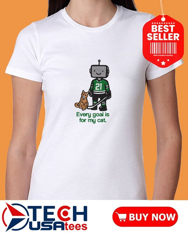 Jason Robertson Dallas Stars every goal is for my cat shirt