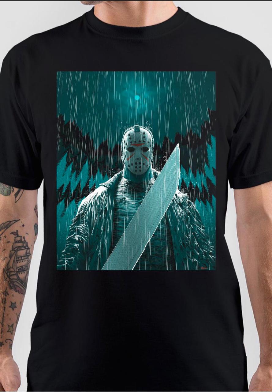 Jason Voorhees Art T-Shirt Hoodie, Sweatshirt | CoreVibeTees.com