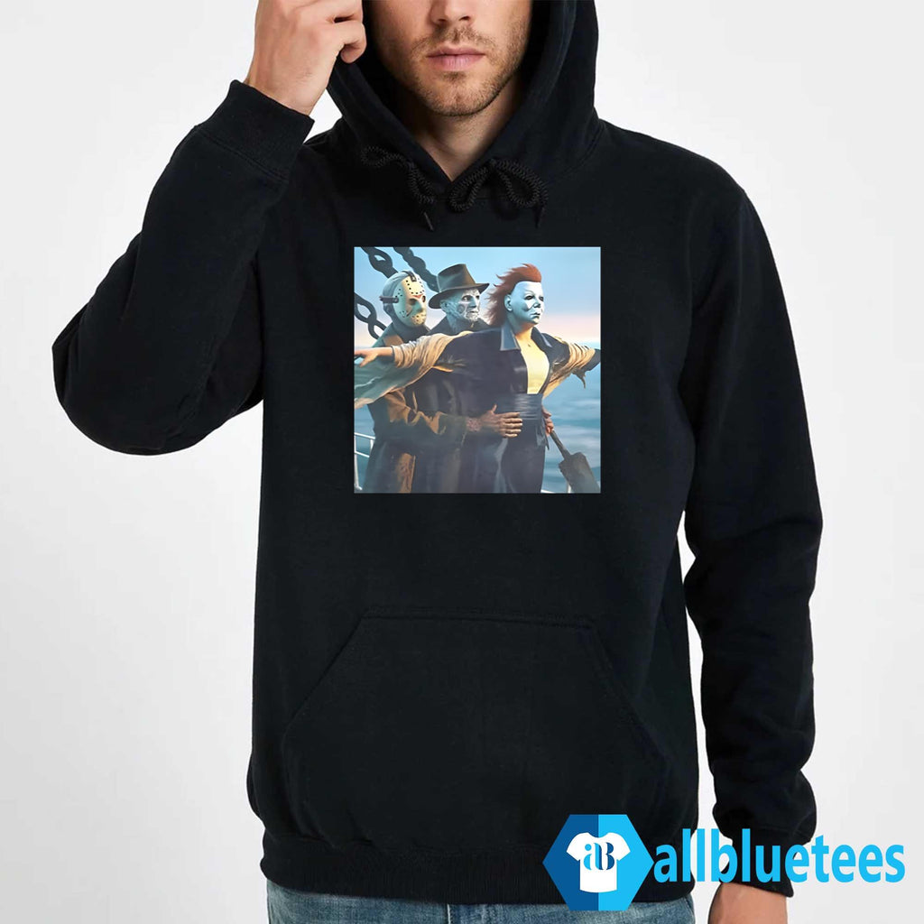 Jason Voorhees Freddy Krueger Michael Myers Titanic Halloween Shirt