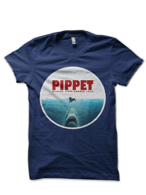 Jaws â€“ Pippet Navy Blue T-Shirt Hoodie, Sweatshirt | CoreVibeTees.com