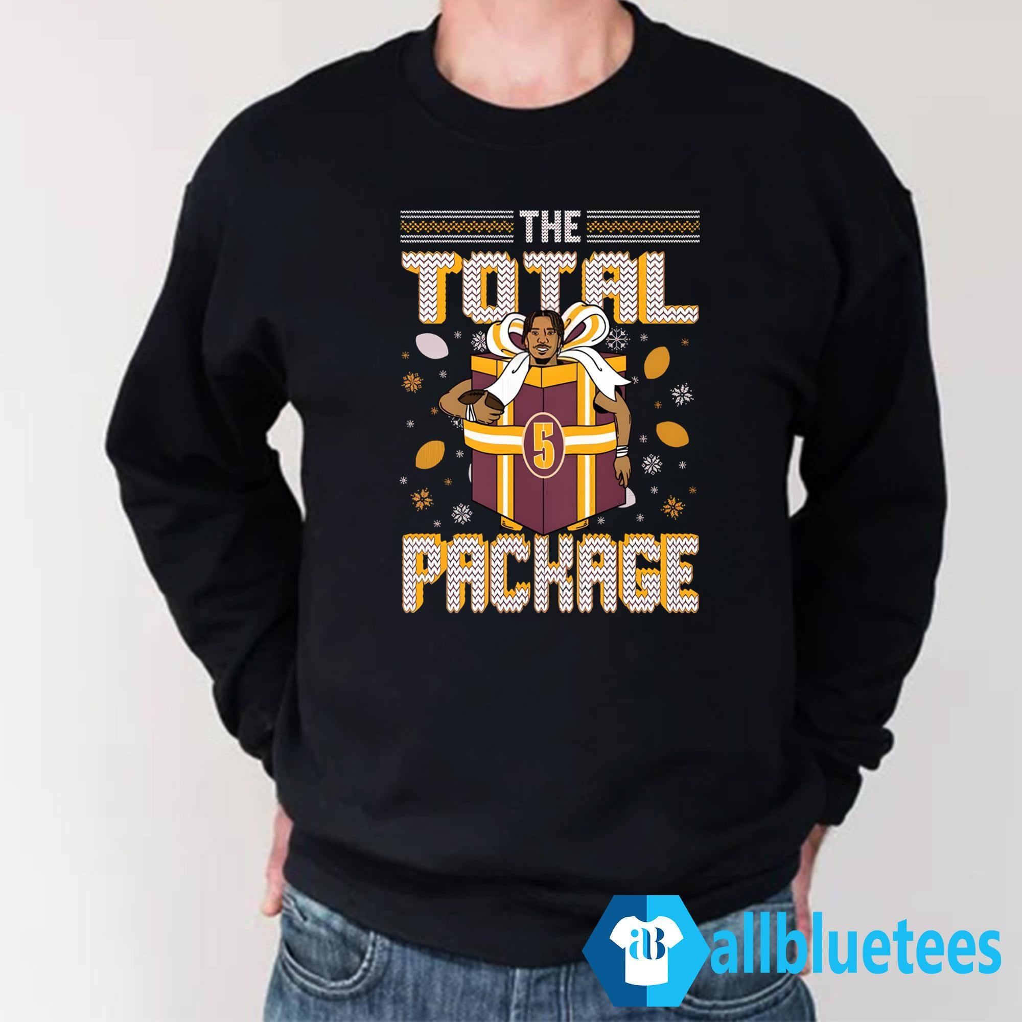 Jayden Daniels The Total Package Christmas Sweatshirt