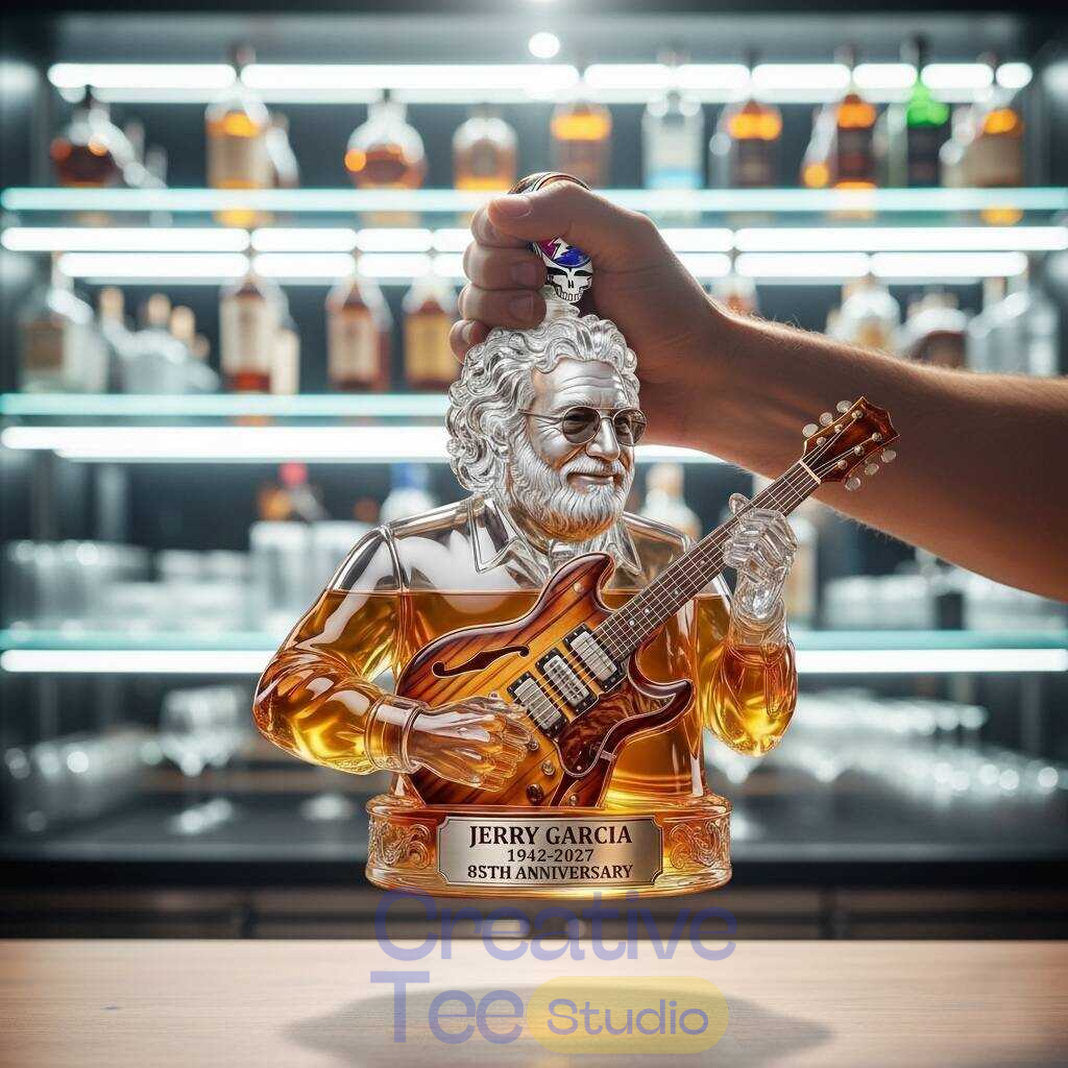 Jerry Garcia 85th Anniversary Whisky Bottle