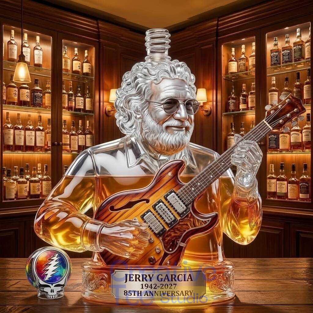Jerry Garcia 85th Anniversary Whisky Bottle