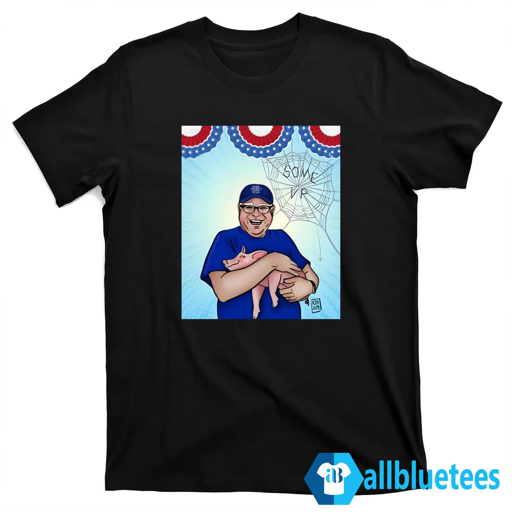 Jess Piper Tim Walz Hugs Pig Make America Happy Again Shirt
