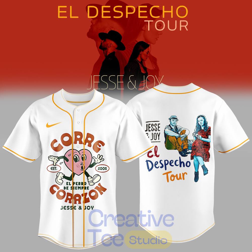 Jesse & Joy El Despecho Tour Baseball Jersey