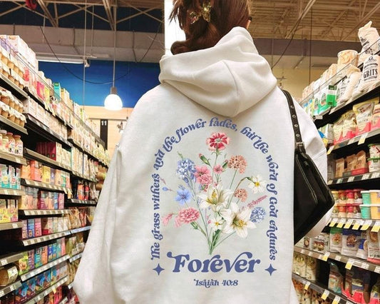 Jesus Hoodie Aesthetic Christian Sweatshirt, Womens Religious Shirt, Bible Verse Shir,t Christian Gift For Her, Trendy Hoodie and Sweater; T-shirt Cotton