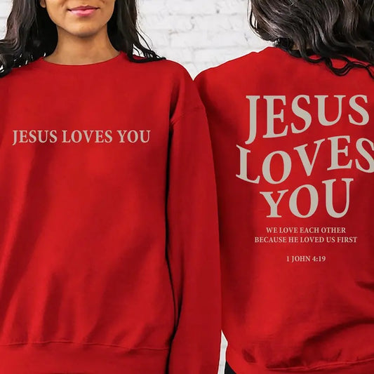 Jesus Loves You Tees, Christian Shirt, Christian Merch, Christian Sweater, Jesus Shirt,Bible Verse Shirt, Trendy Christian  T-shirt, sweater and Hoodie