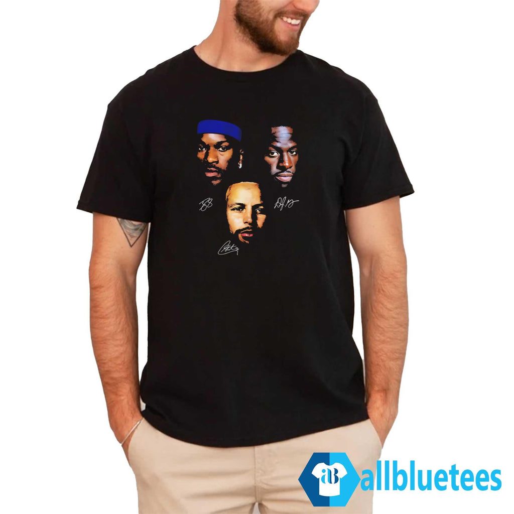 Jimmy Butler Draymond Green Steph Curry Signature Shirt