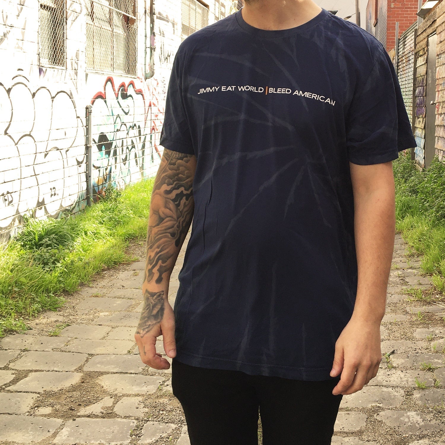 Bleed American T-Shirt (Dye) Hoodie, Sweatshirt | CoreVibeTees.com (Image 2)
