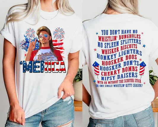 Joe Dirt Merica Shirt, Funny 4th of July TShirt, Joe Dirt Tee, Veterans Tee, Patriotic Top, Independence Day Shirt, American T-Shirt, Usa Merch