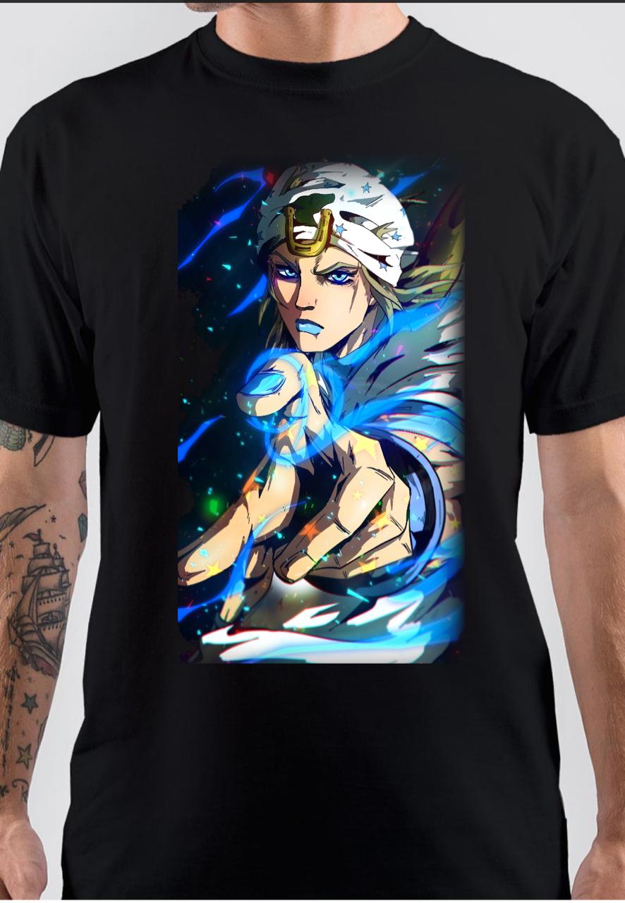 Johnny Joestar Black T-Shirt Hoodie, Sweatshirt | CoreVibeTees.com