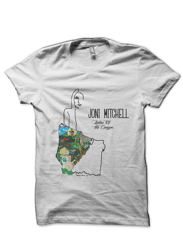Joni Mitchell White T-Shirt Hoodie, Sweatshirt | CoreVibeTees.com