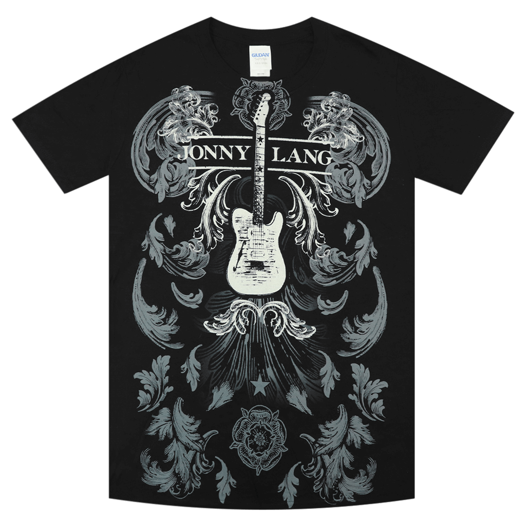 Guitar Tour Unisex Black T-Shirt Hoodie, Sweatshirt | CoreVibeTees.com (Image 4)