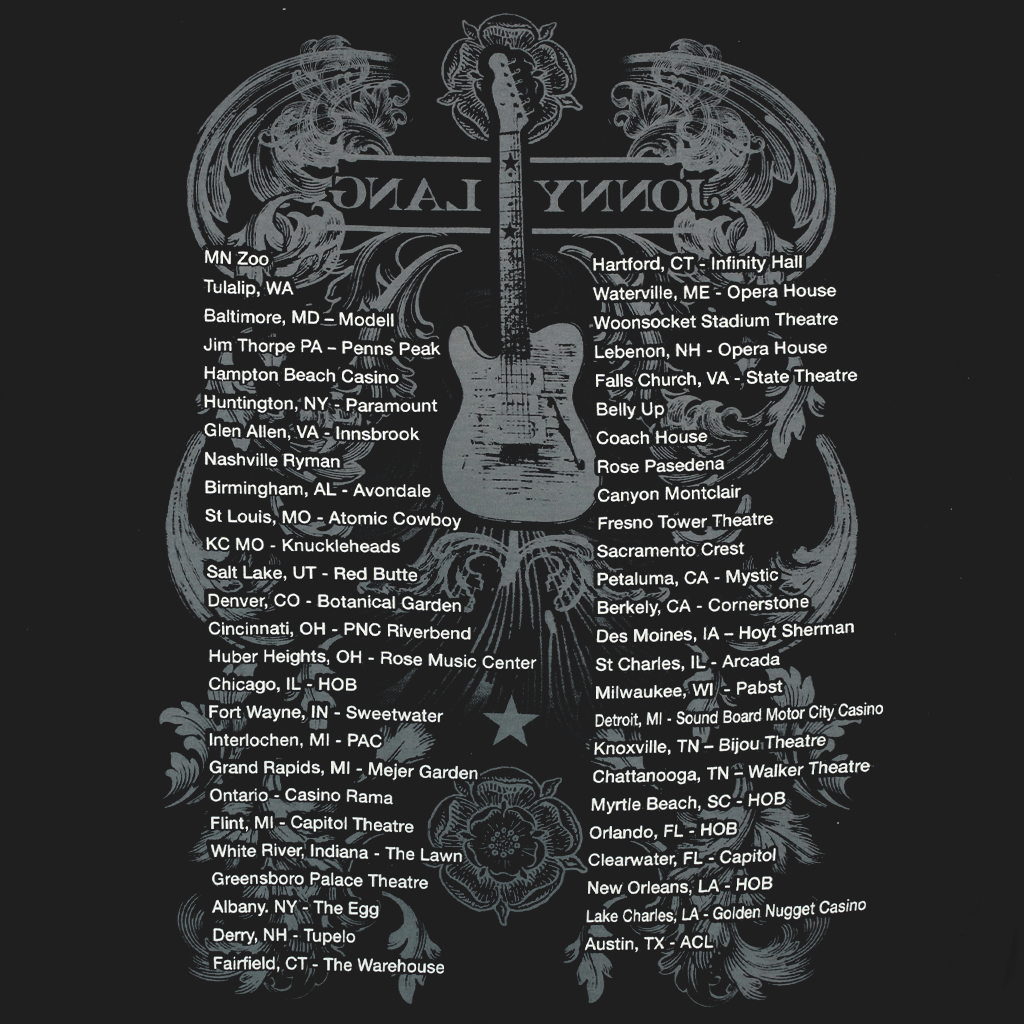 Guitar Tour Unisex Black T-Shirt Hoodie, Sweatshirt | CoreVibeTees.com (Image 3)