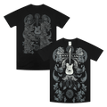 Guitar Tour Unisex Black T-Shirt Hoodie, Sweatshirt | CoreVibeTees.com (Image 1)