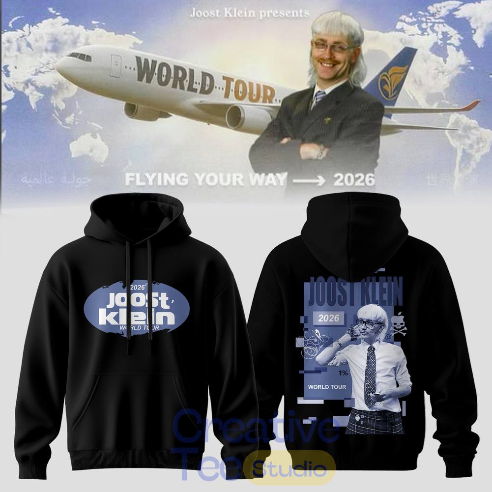 Joost Klein Flying Your Way World Tour 2026 Special Tee Hoodie