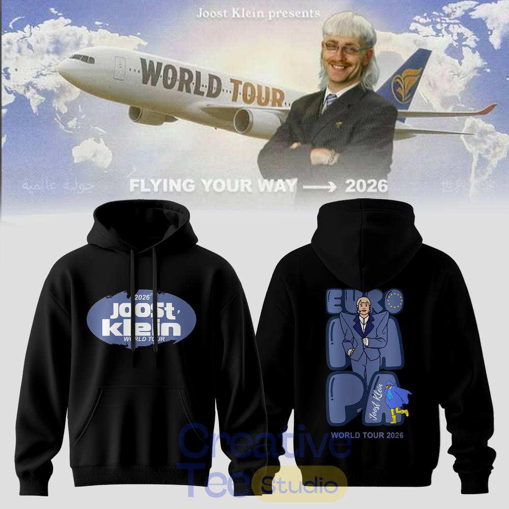 Joost Klein Flying Your Way World Tour 2026 Special Tee Hoodie
