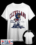 Jose Ramirez Cleveland Guardians superstar caricature signature shirt