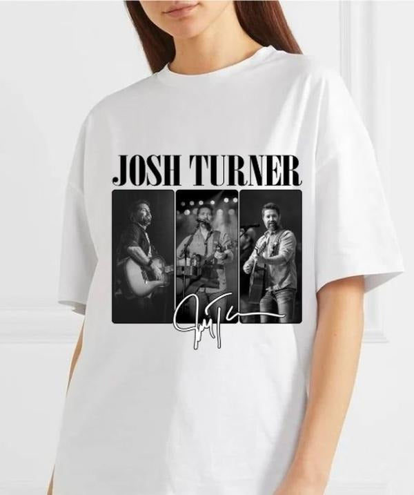 Josh Turner Shirt Mens Small Black Short Sleeve Country Music Concert Tour Tee