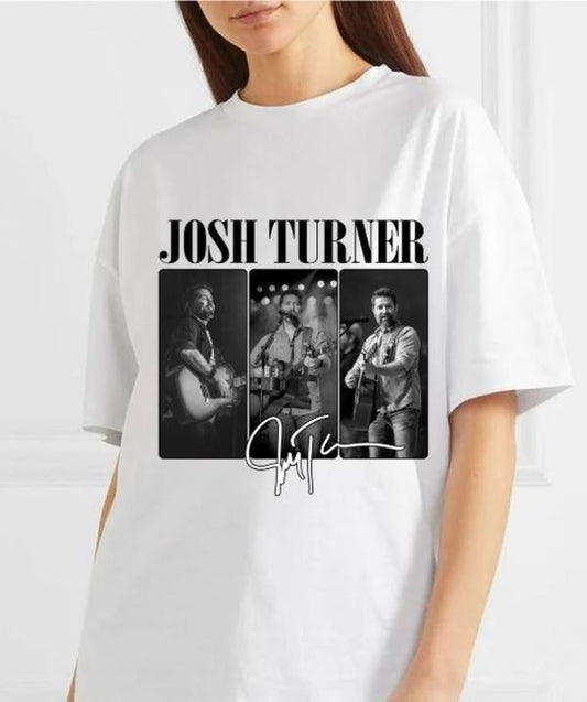 Josh Turner Shirt Mens Small Black Short Sleeve Country Music Concert Tour Tee