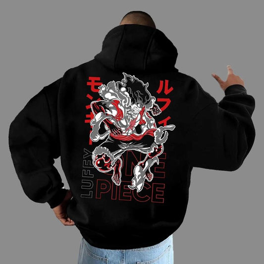 Joyboy Gear 5 Luffy Vintage Tee Hoodie Sweatshirt, One Piece T-Shirt, Gear 5 Luffy  Shirt, Anime Manga Shirt, Cotton Shirt For Gym, Cotton Menswear Womenswear, Unisex Shirt, Hoodie Sweatshirt, Japan Street Wear, Japanese Anime Merch Monkey D Luffy, Sweats