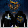 Judas Priest Faithkeepers 2026 Tour Wings Black Edition Hoodie