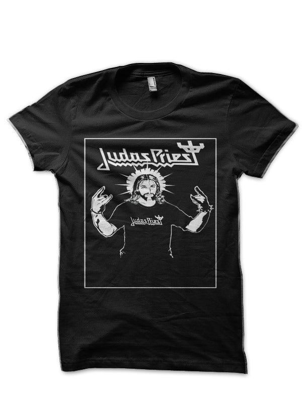 Jesus Judas Priest Black T-Shirt Hoodie, Sweatshirt | CoreVibeTees.com