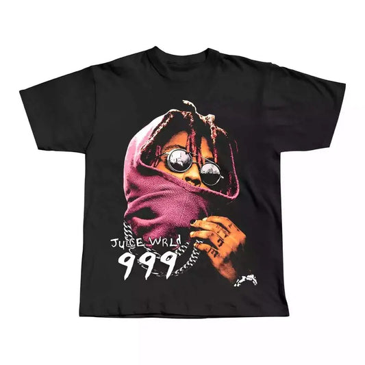 Juic3 WRLD Big Face 999 Vintage T-shirt, Gift For Fan T-Shirt, Unisex Cotton For Men Women