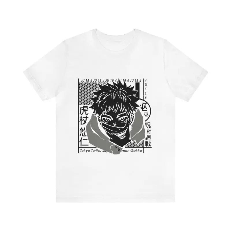 Jujutsu Kaisen Anime T-shirt, Itadori Yuji Kanji Panel Tee, Anime & Manga Gifts Sweatshirt, Hoodie, Comfort Colors